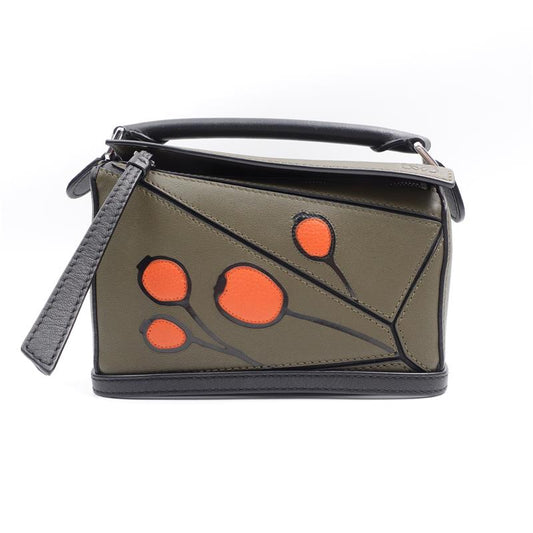 Loewe Puzzle Green Herbarium Cross Body Bag-TS