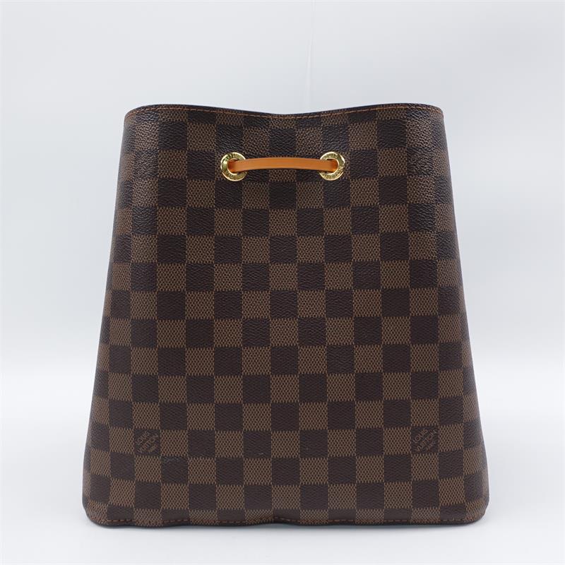 Pre-owned Louis Vuitton canvas Shoulder Bags Neonoe Damier Ebene Shoulder Bag-HZTT