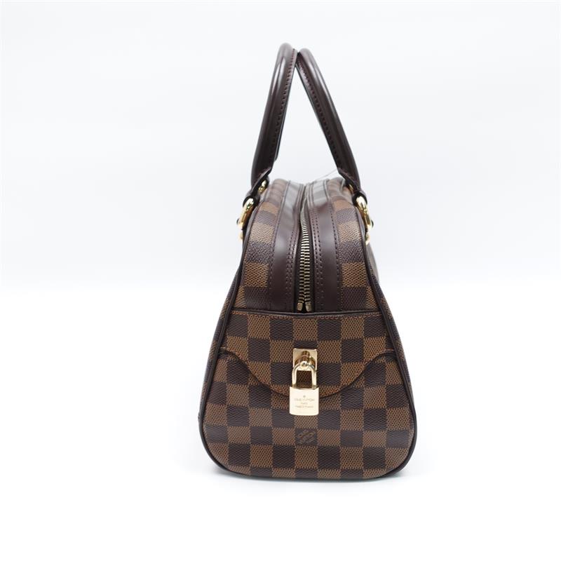 Pre-owned Louis Vuitton Duomo Damier Eben Coated Canvas Handle Bag