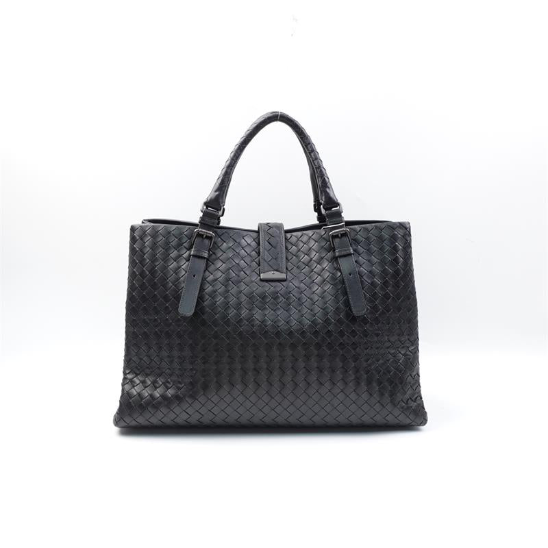 Pre-owned Bottega Black Handbag-HZ