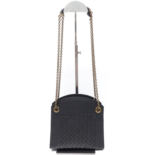 Bottega Veneta Black Lambskin Shoulder Bag