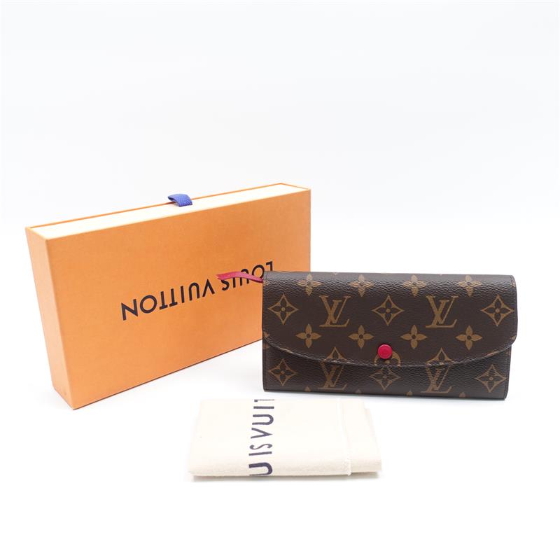 Pre-owned Louis Vuitton Monogram Coated Canvas Long Wallet