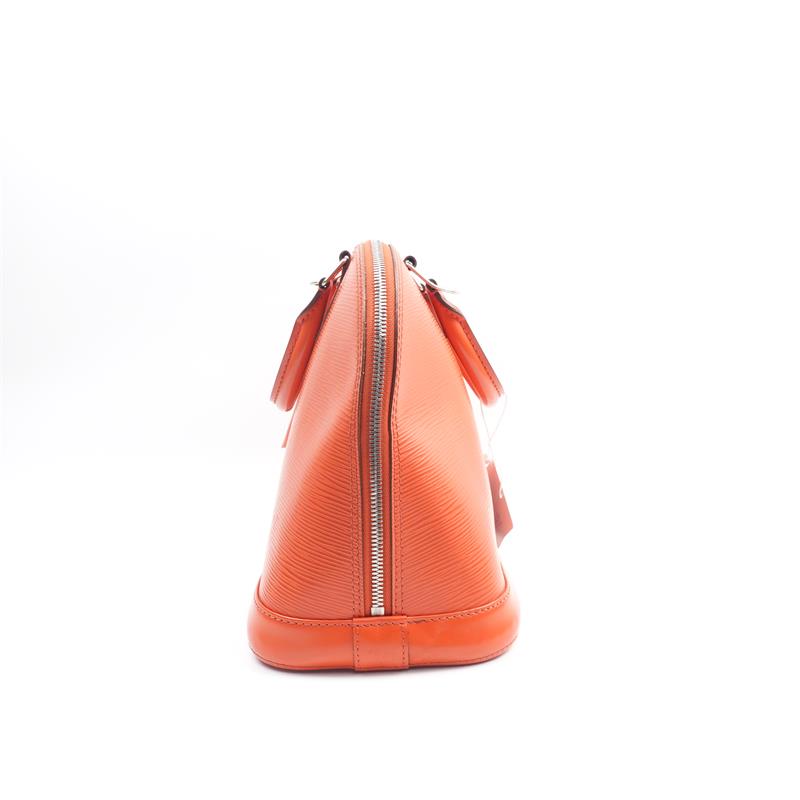 【Deal】Pre-owned Louis Vuitton Alma Orange Epi Calfskin Handle Bag-HZ