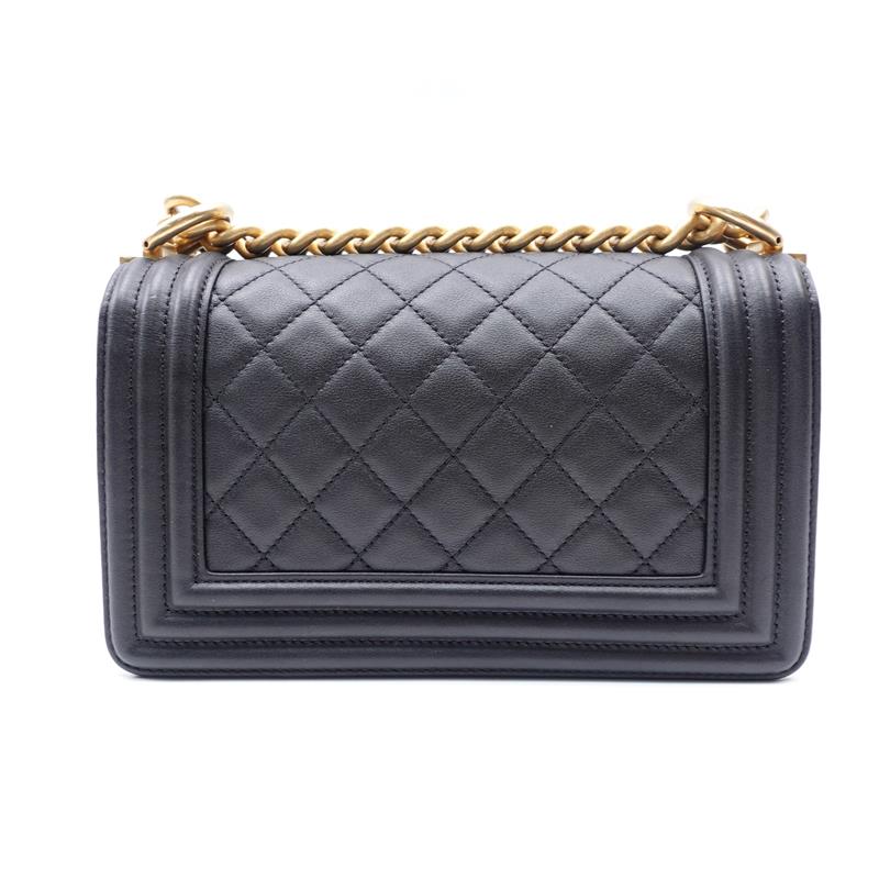 Pre-owned Chanel Leboy Black Calfskin Shoulder Bag