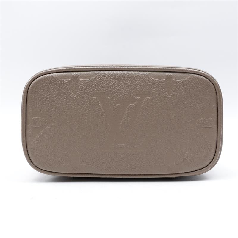 Pre-owned Louis Vuitton Vanity Grey Empreinte Calfskin Cosmetic Bag-TS