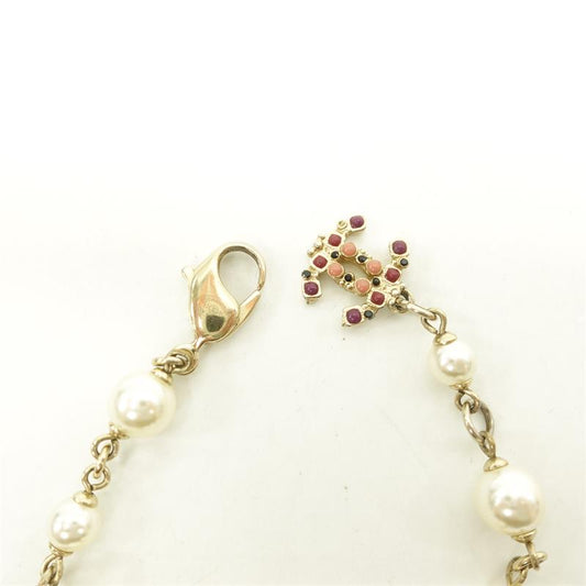 【Deal】Pre-owned Chanel Alloy Peal Bracelets-TS