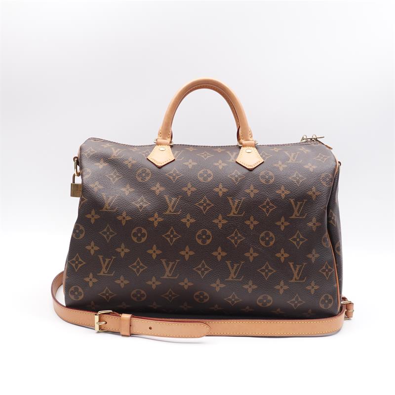 Pre-owned Louis Vuitton Speedy 35 Monogram Coated Canvas Shoulder Bag