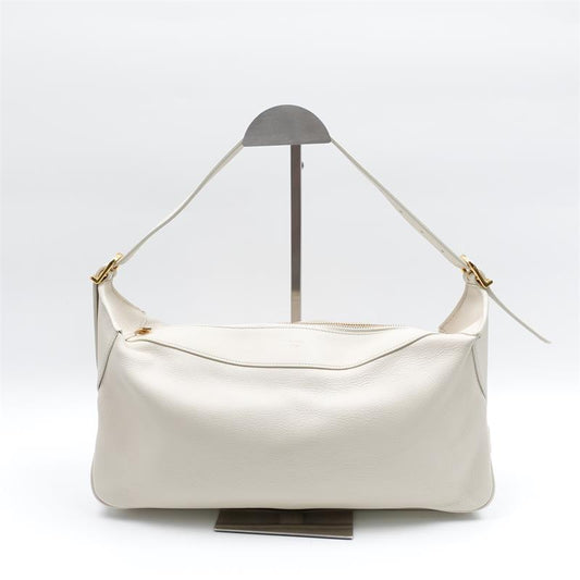 Pre-owned Celine White Calfskin Wristlet