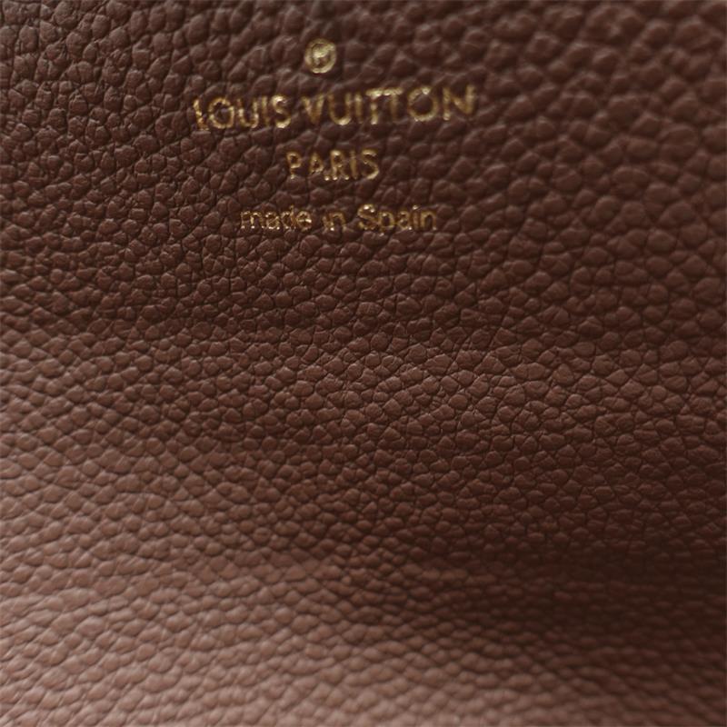 Pre-owned Louis Vuitton Sarah Milktea Calfskin Wallet