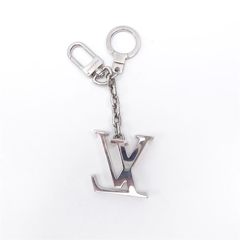 【Deal】Louis Vuitton Silver-Tone LV Logo Key Charm-TS