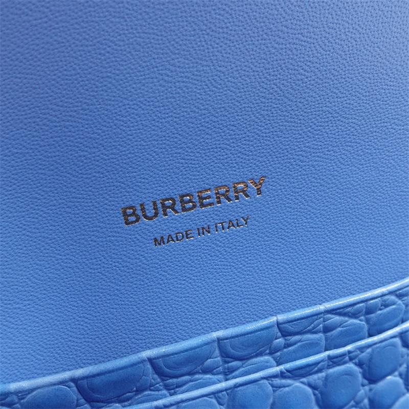 【DEAL】Pre-owned Burberry Blue Calfskin Shoulder Bag-HZ