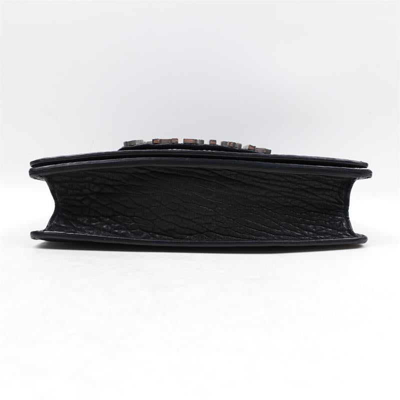 【DEAL】Pre-owned Dior Jadior Black Calfskin Shoulder Bag