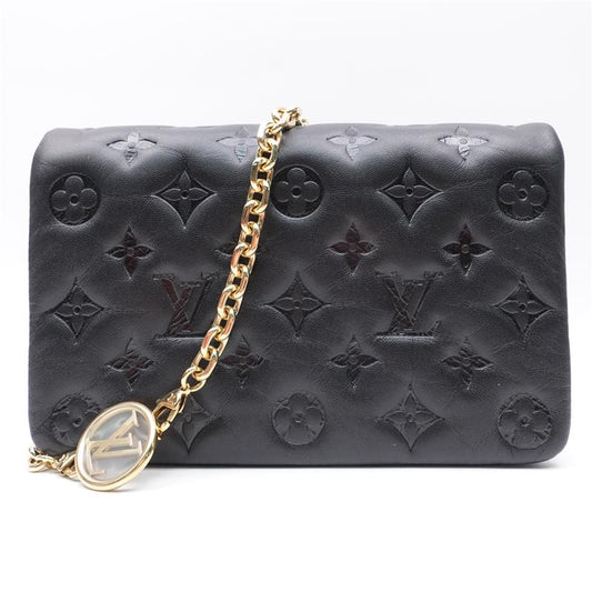 Pre-owned Louis Vuitton Coussin Woc Black Lambskin Crossbody Bag