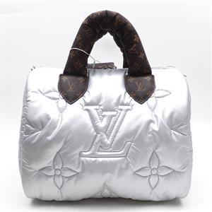 【DEAL】Pre-owned Louis Vuitton Puffer Shoulder Bags Silver Speedy Shoulder Bag-TS