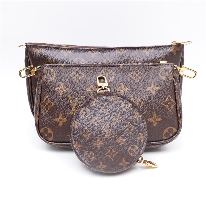 Pre-owned Louis Vuitton 5 In 1 Monogram Coated Canvas Shoulder Bag-TS