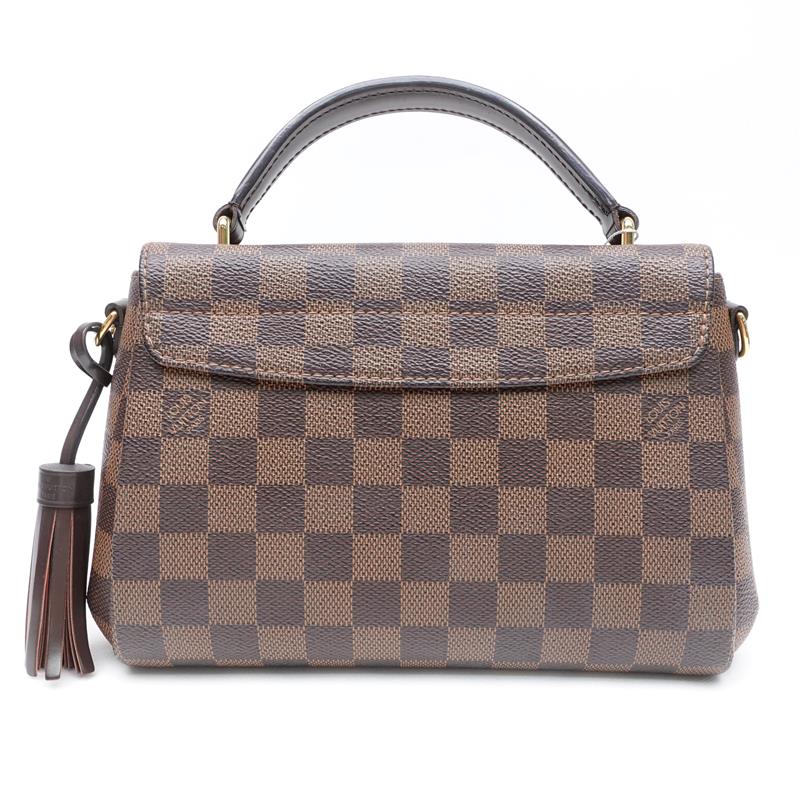 Pre-owned Louis Vuitton Croisette Damier Eben Coated Canvas Shoulder Bag