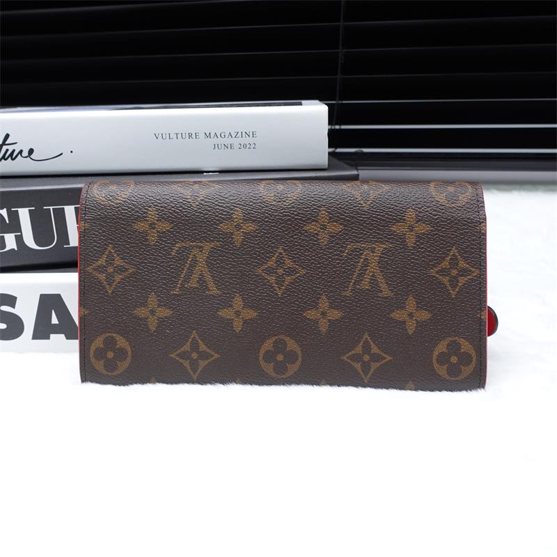 Pre-owned Louis Vuitton Emilie Monogram Wallet