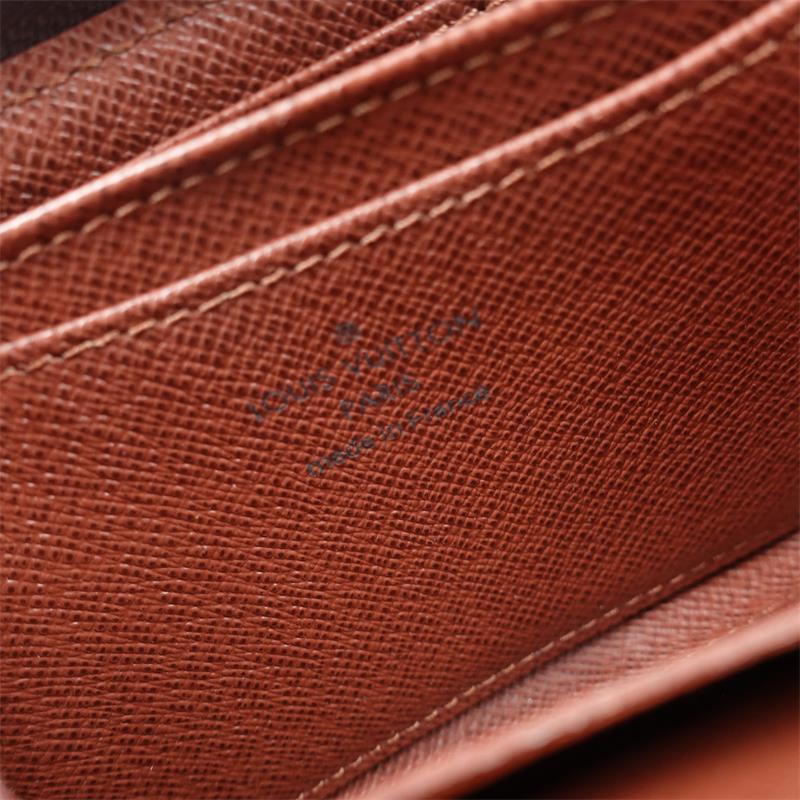 Pre-owned Louis Vuitton Monogram Coated Canvas Short Wallet