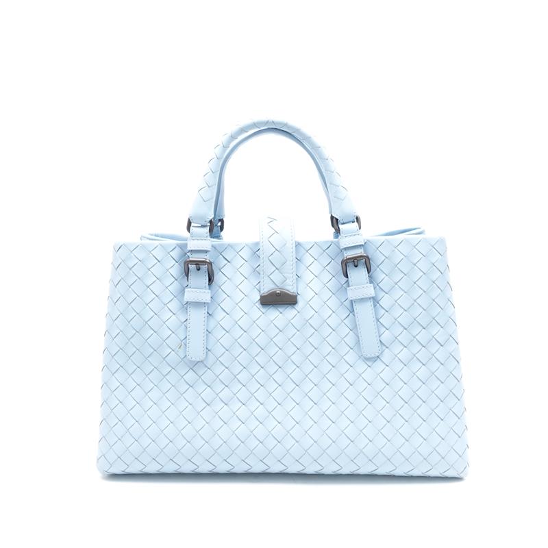 Pre-owned Bottega Veneta Blue Roma Medium - HZTT