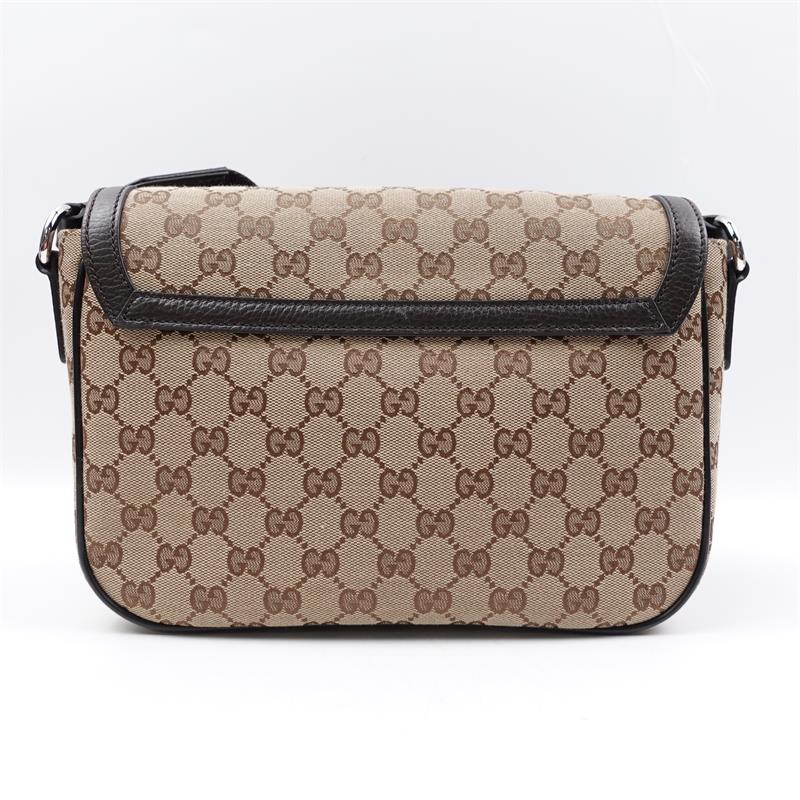 Pre-owned Gucci Brown Canvas Shoulder Bag