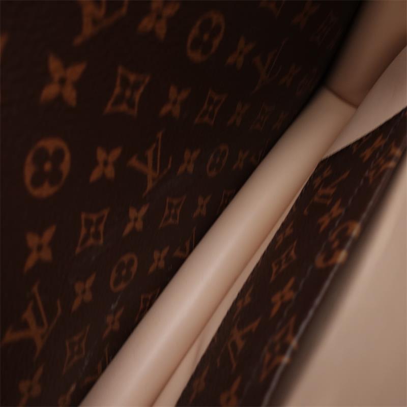 【DEAL】Louis Vuitton Trunk Clutch Monogram Reverse Coated Canvas Shoulder Bag - HZ