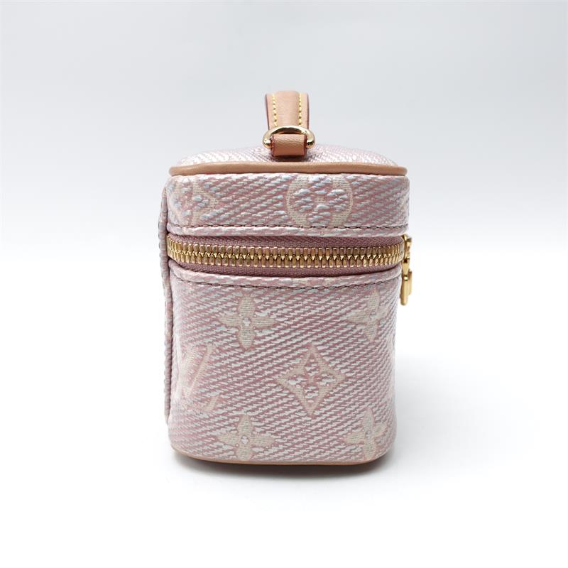 Pre-owned Louis Vuitton Nice Pink Calfskin Wristlet-TS