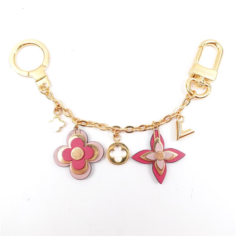 Pre-owned Louis Vuitton Pink Flower Bag Charm