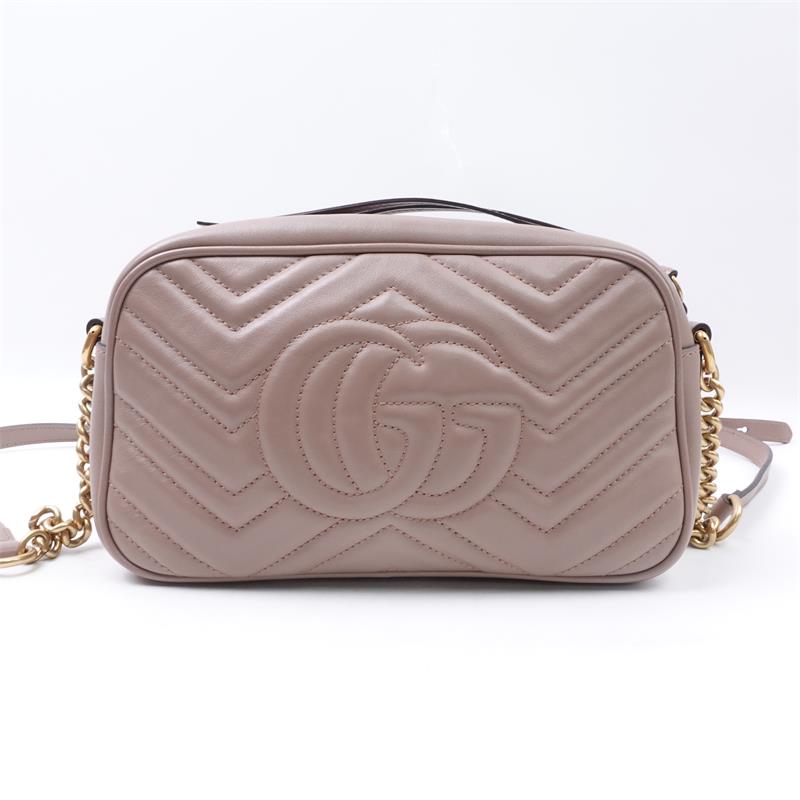 Gucci GG Marmont Milk Tea Color Shoulder Bag