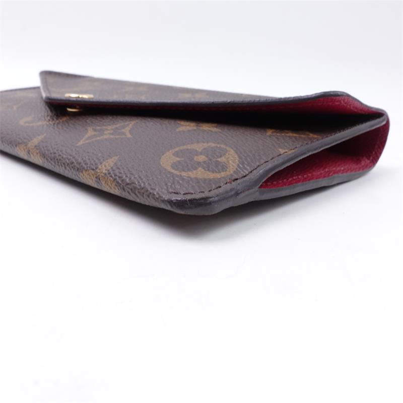 Pre-owned Louis Vuitton Jeanne Monogram 3 in 1 Coated Canvas Wallet