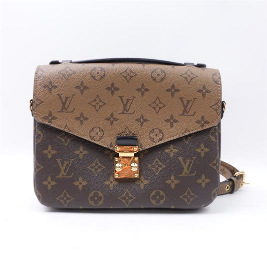 Pre-owned Louis Vuitton Metis Monogram Coated Canvas Shoulder Bag