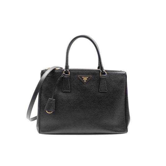 Prada Galleria Black Calfskin Handbag