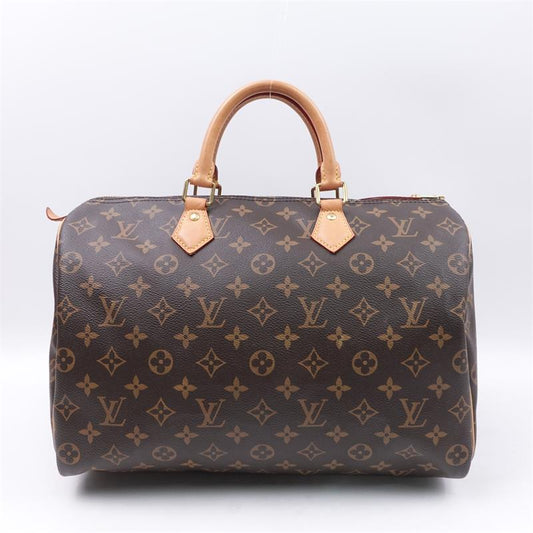 Pre-owned Louis Vuitton Speedy Monogram Coated Canvas Handle Bag