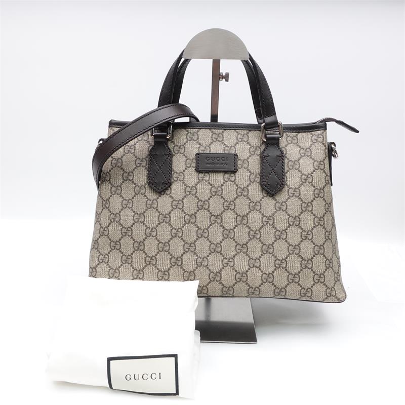 [Deal] Pre-owned Gucci Brown Coated Canvas Shoulder Bag