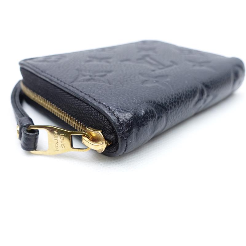 【DEAL】Pre-owned Louis Vuitton Portefeuille Black Calfskin Short Wallet