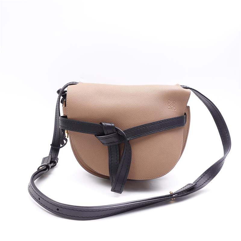 【DEAL】Pre-owned Loewe Brown Gate Calfskin Shoulder Bag-HZ