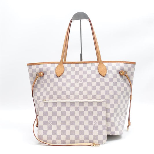 Louis Vuitton Neverfull Damier Azur Coated Canvas Tote MM-TS