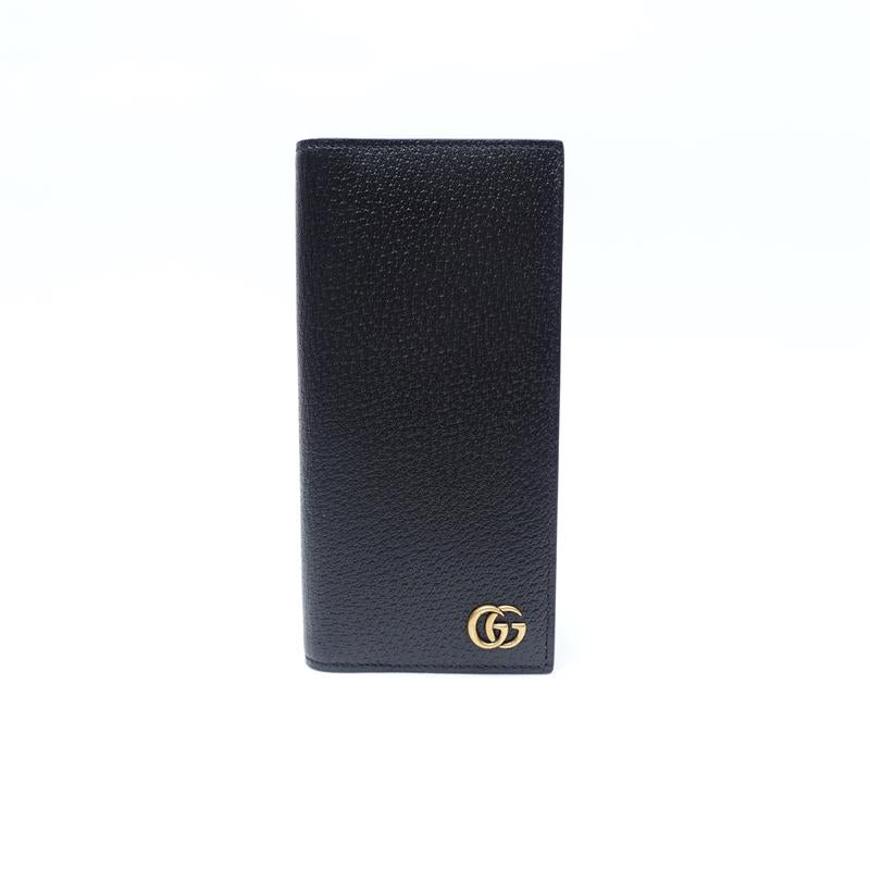 Pre-owned Gucci  Black Calfskin Wallet