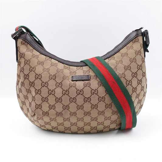 [Deal] Pre-owned Gucci Ophidia Brown Canvas Shoulder Bag