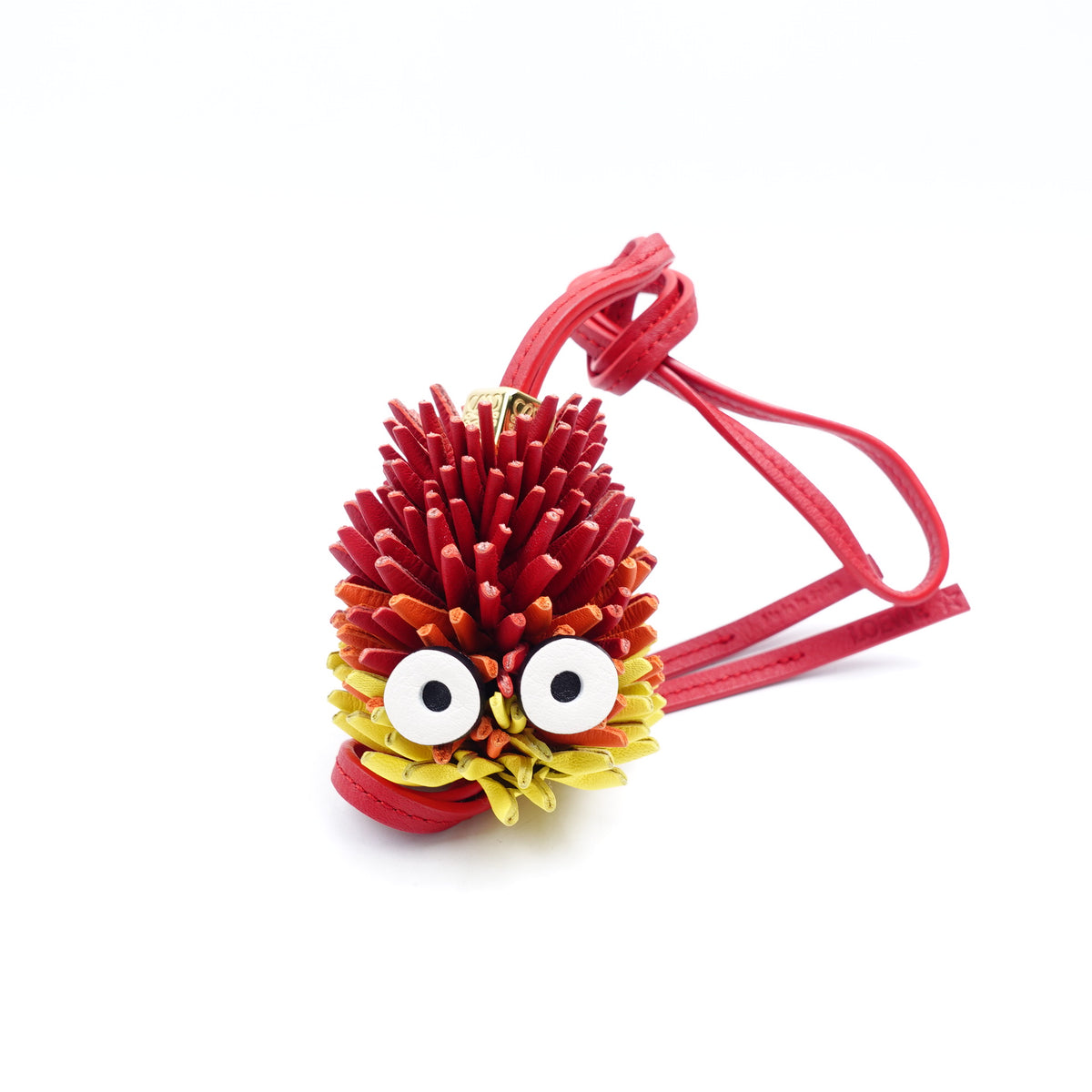 Pre-Owned Loewe Red Leather Bag Charm T10384493