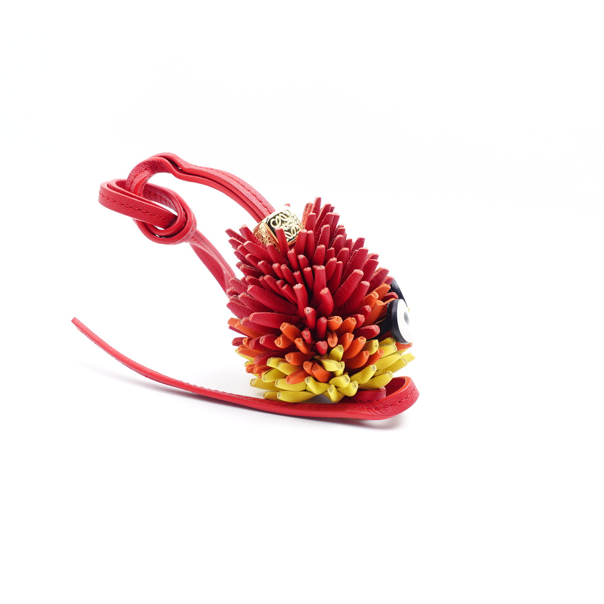 Pre-Owned Loewe Red Leather Bag Charm T10384493