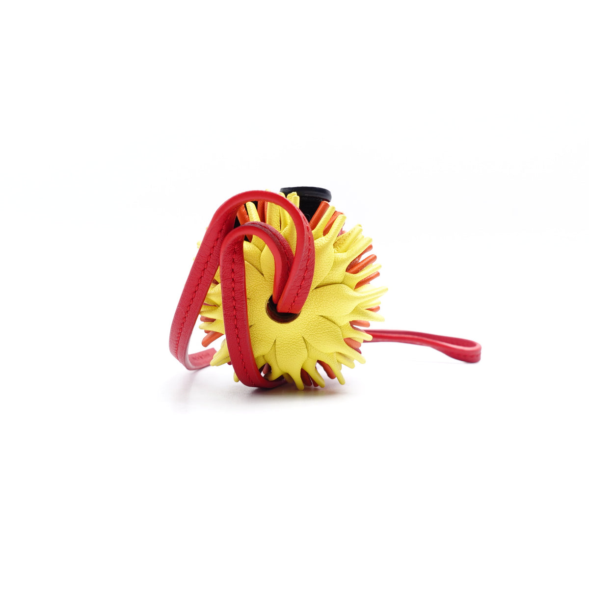 Pre-Owned Loewe Red Leather Bag Charm T10384493