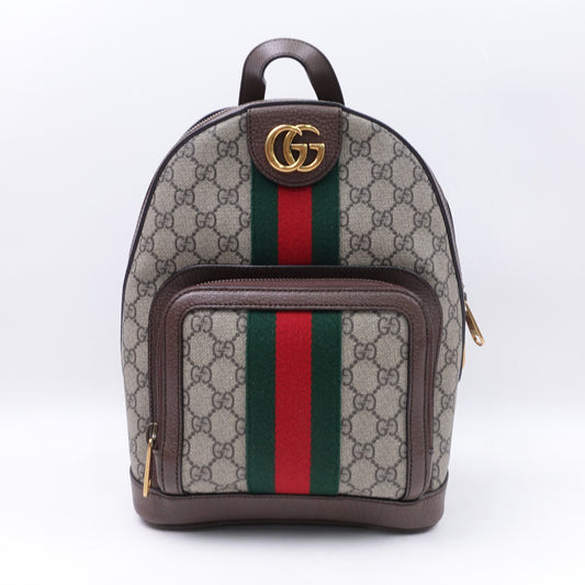 Pre-owned Gucci Ophidia GG Coated Canvas Small Backpack