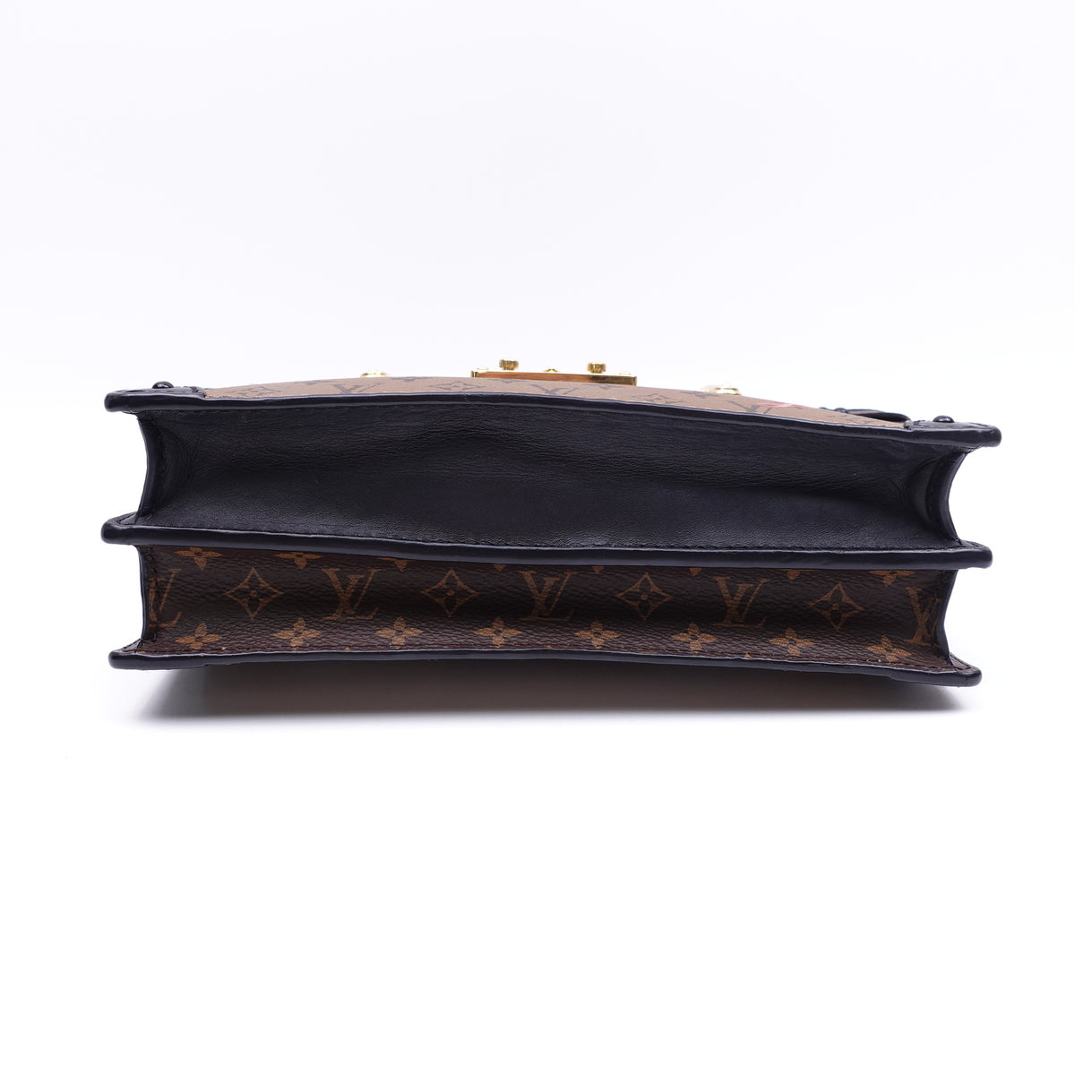 Pre-Owned Louis Vuitton Trunk Clutch Brown Monogram Canvas Shoulder Bag T10399734