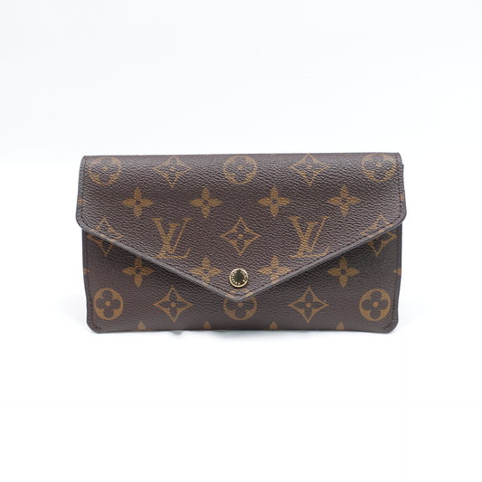 Pre-owned Louis Vuitton Jeanne Monogram Coated Canvas Wallet