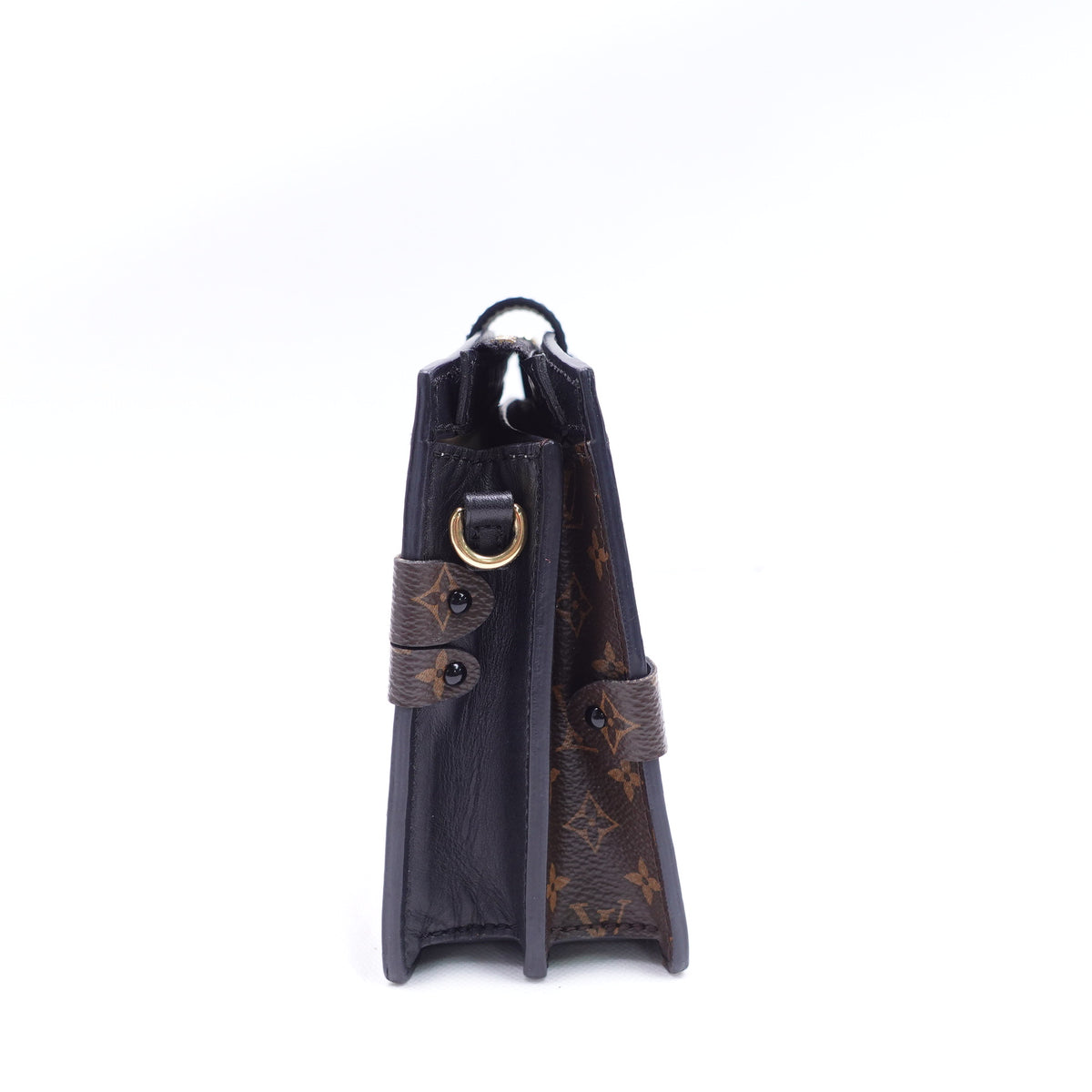 Pre-Owned Louis Vuitton Trunk Clutch Brown Monogram Canvas Shoulder Bag T10374337