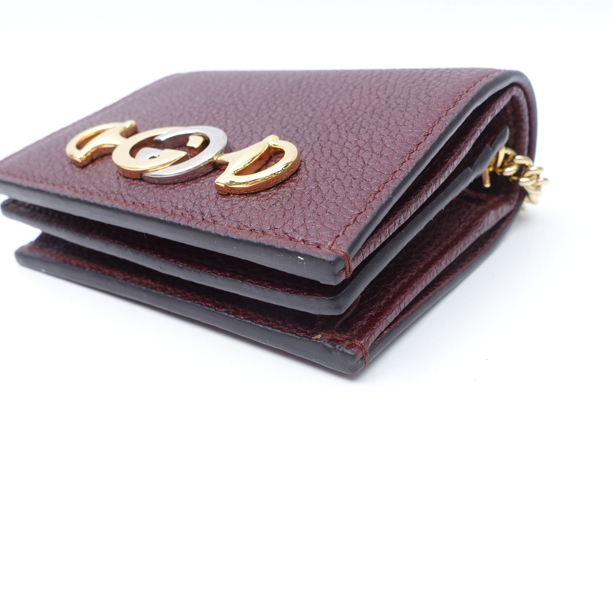 Gucci Zumi Burgundy Calfskin Leather Shoulder Bag T10410373