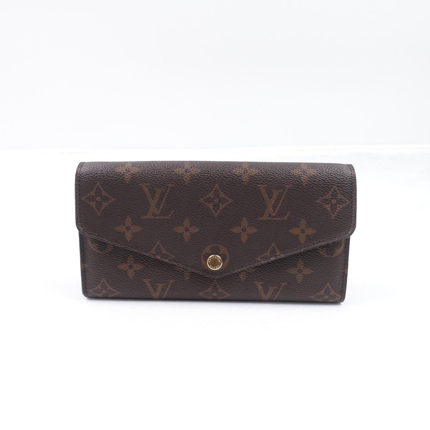 Pre-owned Louis Vuitton Sarah Monogram Coated Canvas Wallet