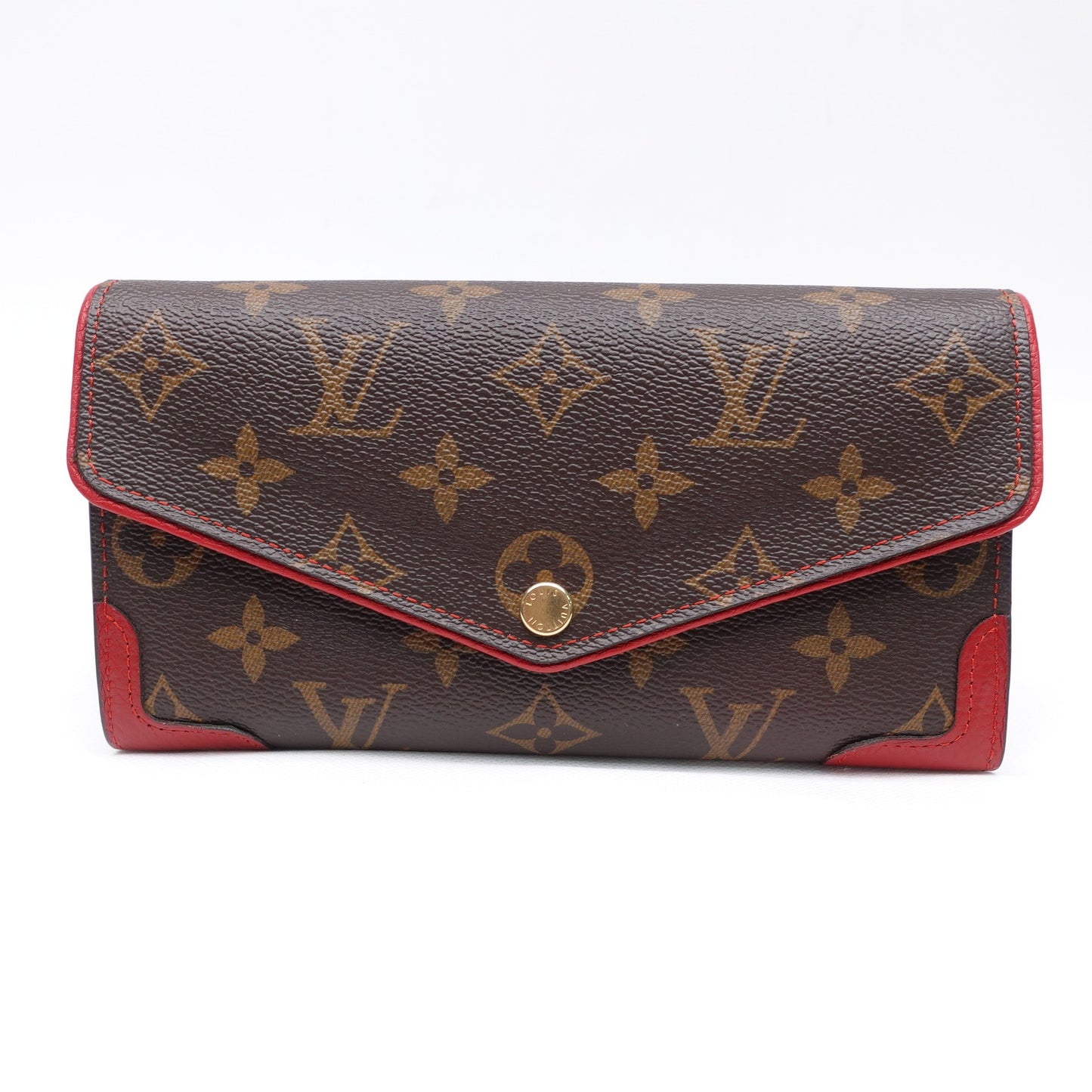 Pre-owned Louis Vuitton Coated Canvas Long Wallet