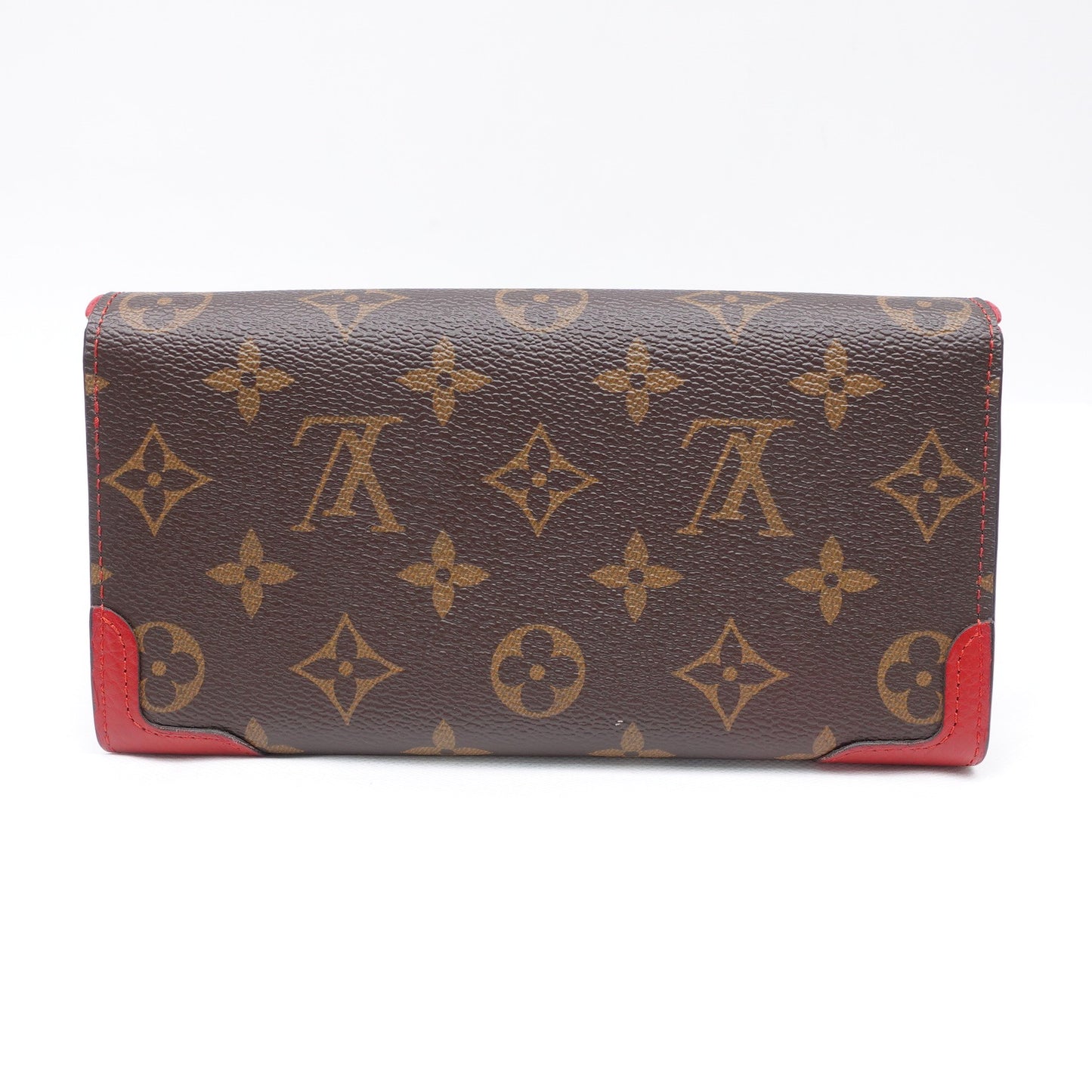 Pre-owned Louis Vuitton Coated Canvas Long Wallet