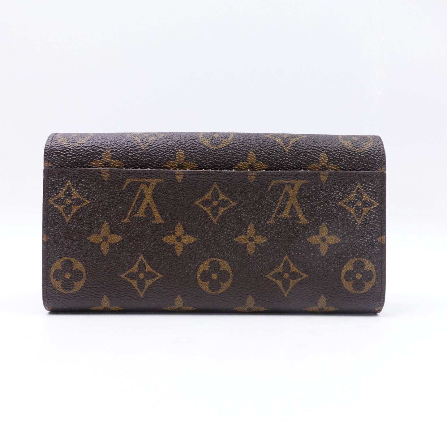 Pre-owne Louis Vuitton Sarah Monogram Coated Canvas Wallet